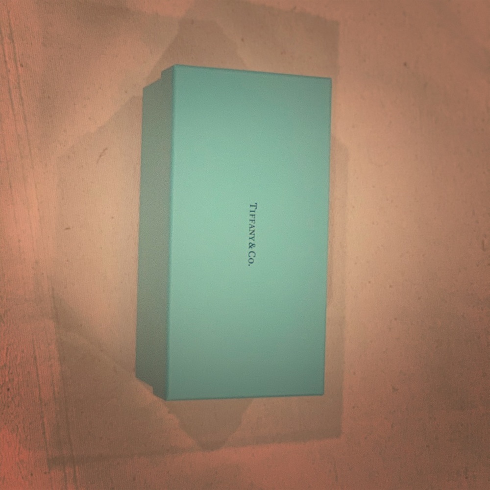 Empty Tiffany sunglasses Box